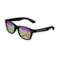 Black Kids Size Logo Lenses Custom Printed Lenses Retro Sunglasses